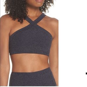 Beyond Yoga High Cut Crisscross Bra
